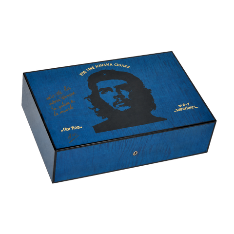 Humidor Elie Bleu Ché Sycomore Bleu – 110 cigares
