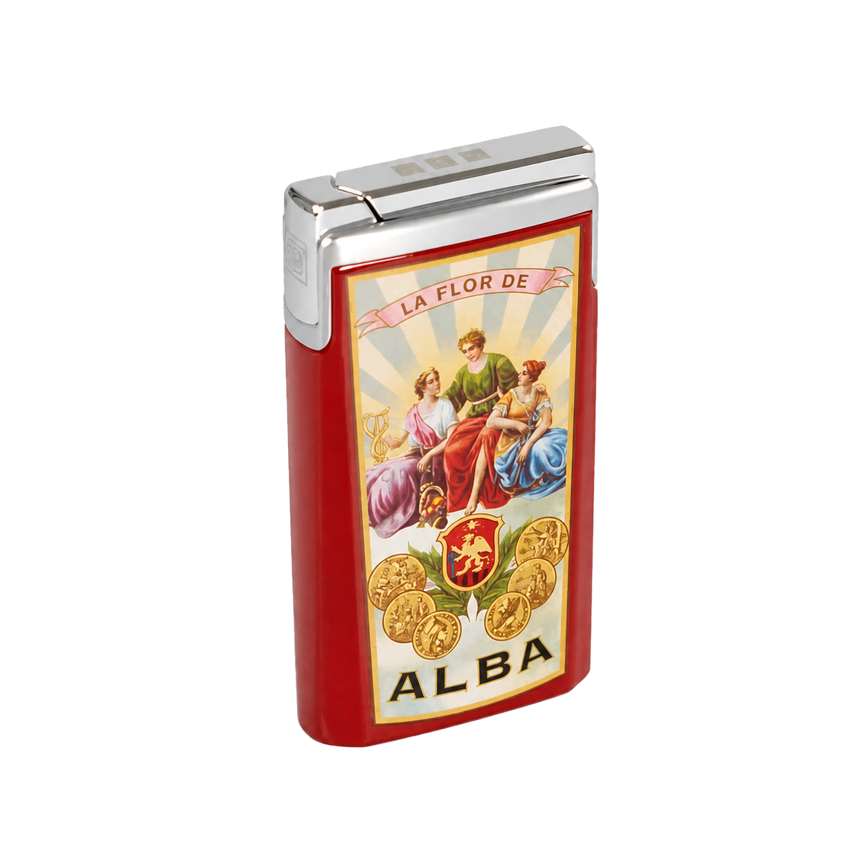 Briquet Elie Bleu Jet J15 Alba Rouge