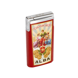 Briquet Elie Bleu Jet J15 Alba Rouge