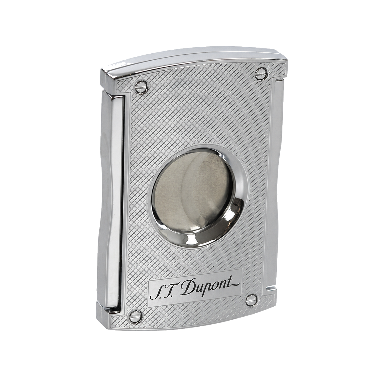 Coupe-cigare S.T. Dupont Maxijet Chrome Quadrillé