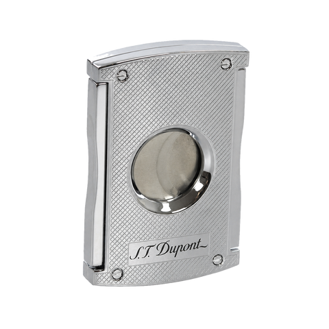 Coupe-cigare S.T. Dupont Maxijet Chrome Quadrillé
