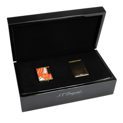Briquet S.T. Dupont Ligne 2 Cling 24h du Mans Red/Gold