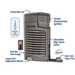Briquet Xikar Forte Black 523BK