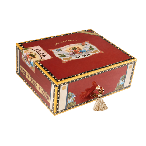 Humidor Elie Bleu Flor de Alba – Sycomore Rouge – 75 cigares