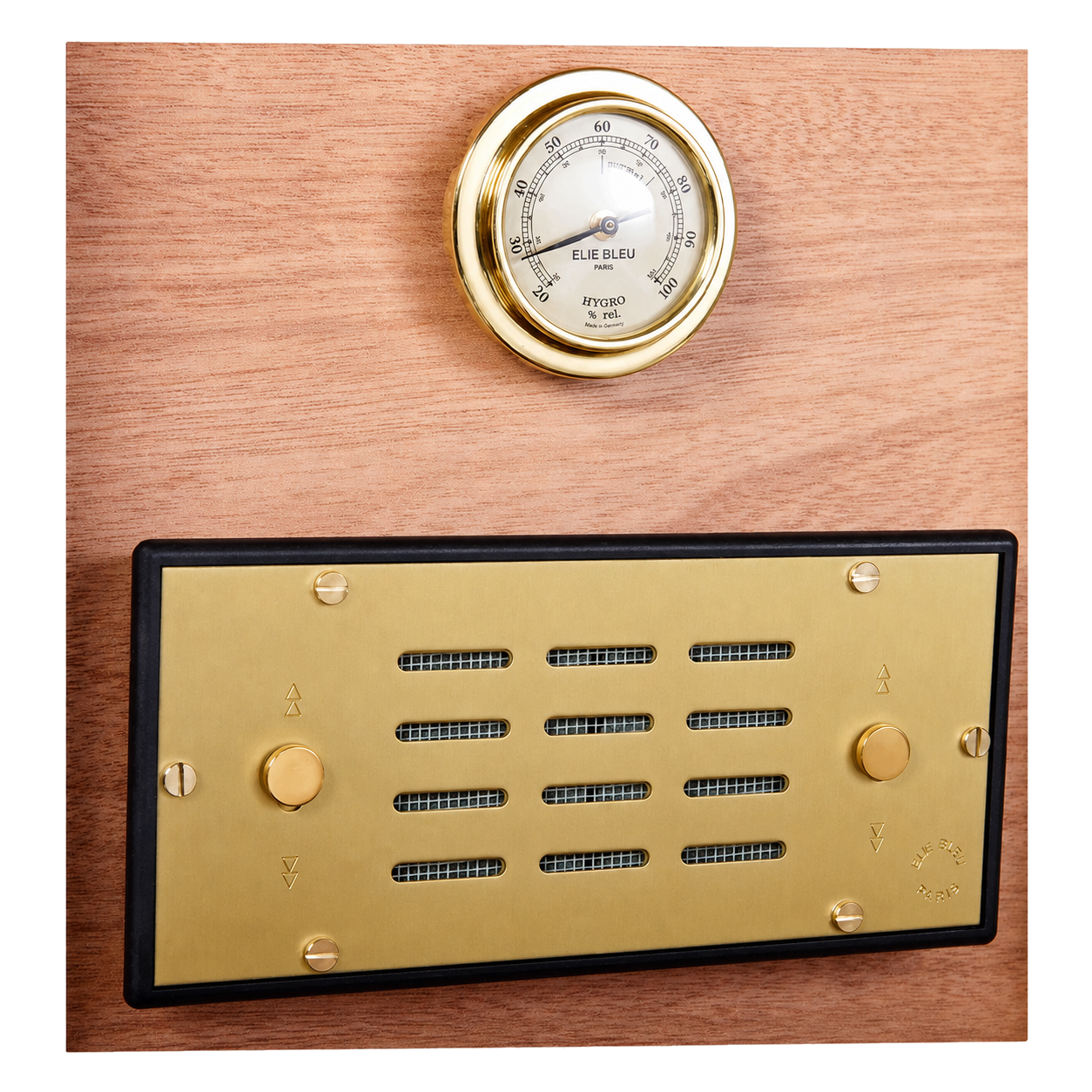 Humidor Elie Bleu Ebène Vert – 50 cigares