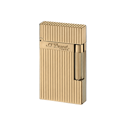 Briquet S.T. Dupont Ligne 2 lignes verticales finition or jaune