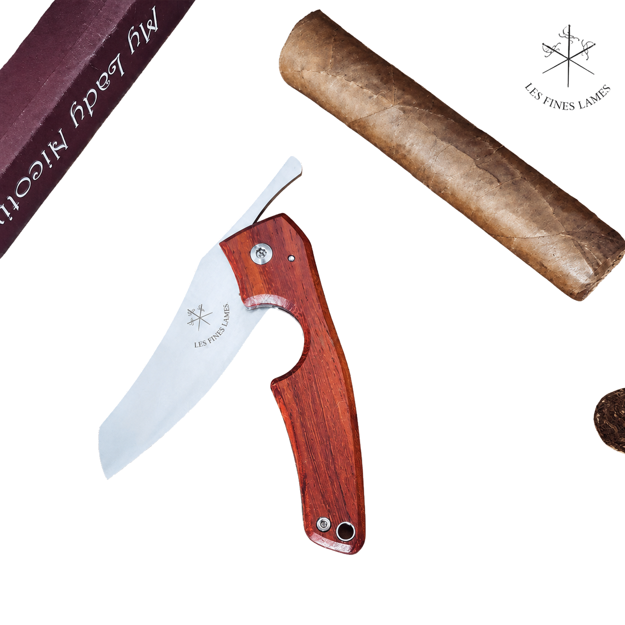 Coupe-cigare Les Fines Lames Le Petit Compass Cuba Padouk
