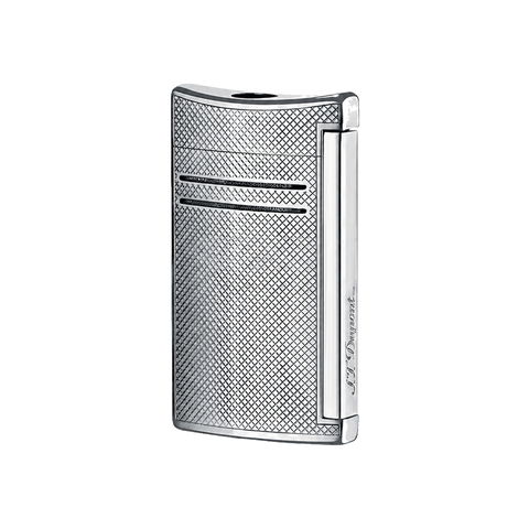Briquet S.T. Dupont Maxijet Chrome Quadrillé