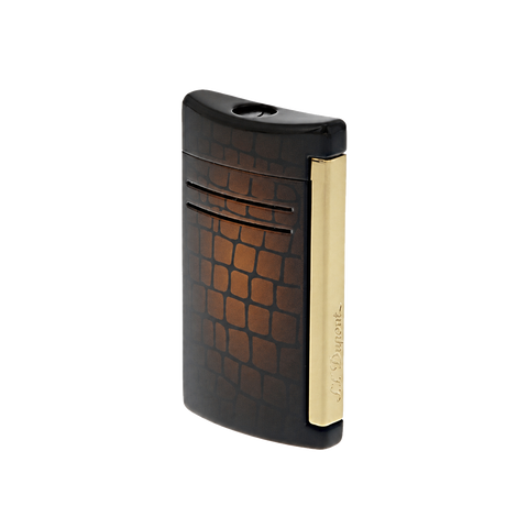 Briquet S.T. Dupont Maxijet Croco Dandy Marron