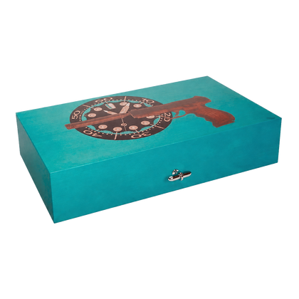 Elie Bleu Gun Time Humidor – 110 Cigars