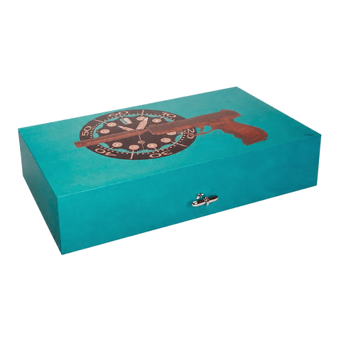 Humidor Elie Bleu Gun Time – 110 cigares