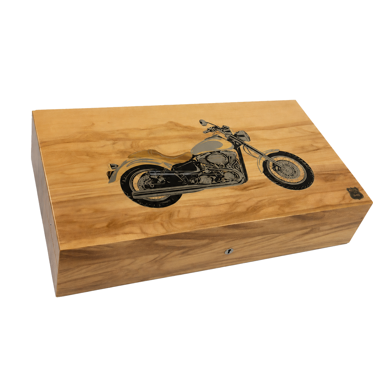 Humidor Elie Bleu Motorbike Red Gum – 110 cigares