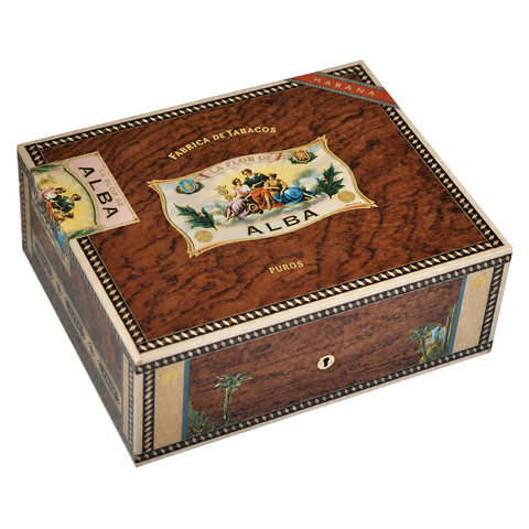 Humidor Elie Bleu Flor de Alba Bubinga – 75 cigares