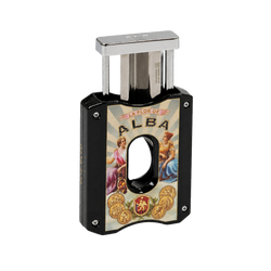 Coupe-cigare Elie Bleu V-Cut Alba Noir