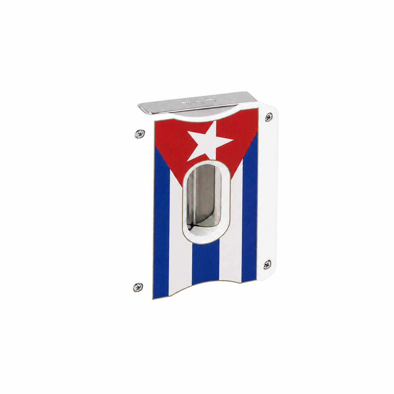 Coupe-cigare Elie Bleu V-Cut Cuban Flag