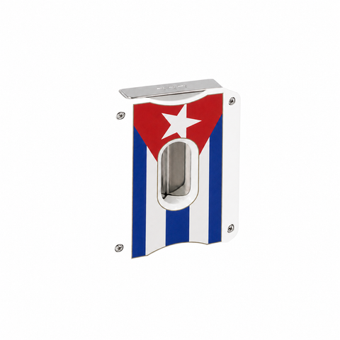 Coupe-cigare Elie Bleu V-Cut Cuban Flag