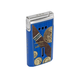 Briquet Elie Bleu Jet J15 Médaille Bleu