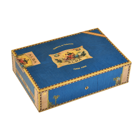 Humidor Elie Bleu Flor de Alba – Sycomore Bleu – 110 cigares