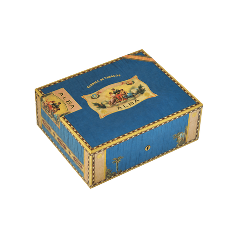 Humidor Elie Bleu Flor de Alba – Sycomore Bleu – 75 cigares