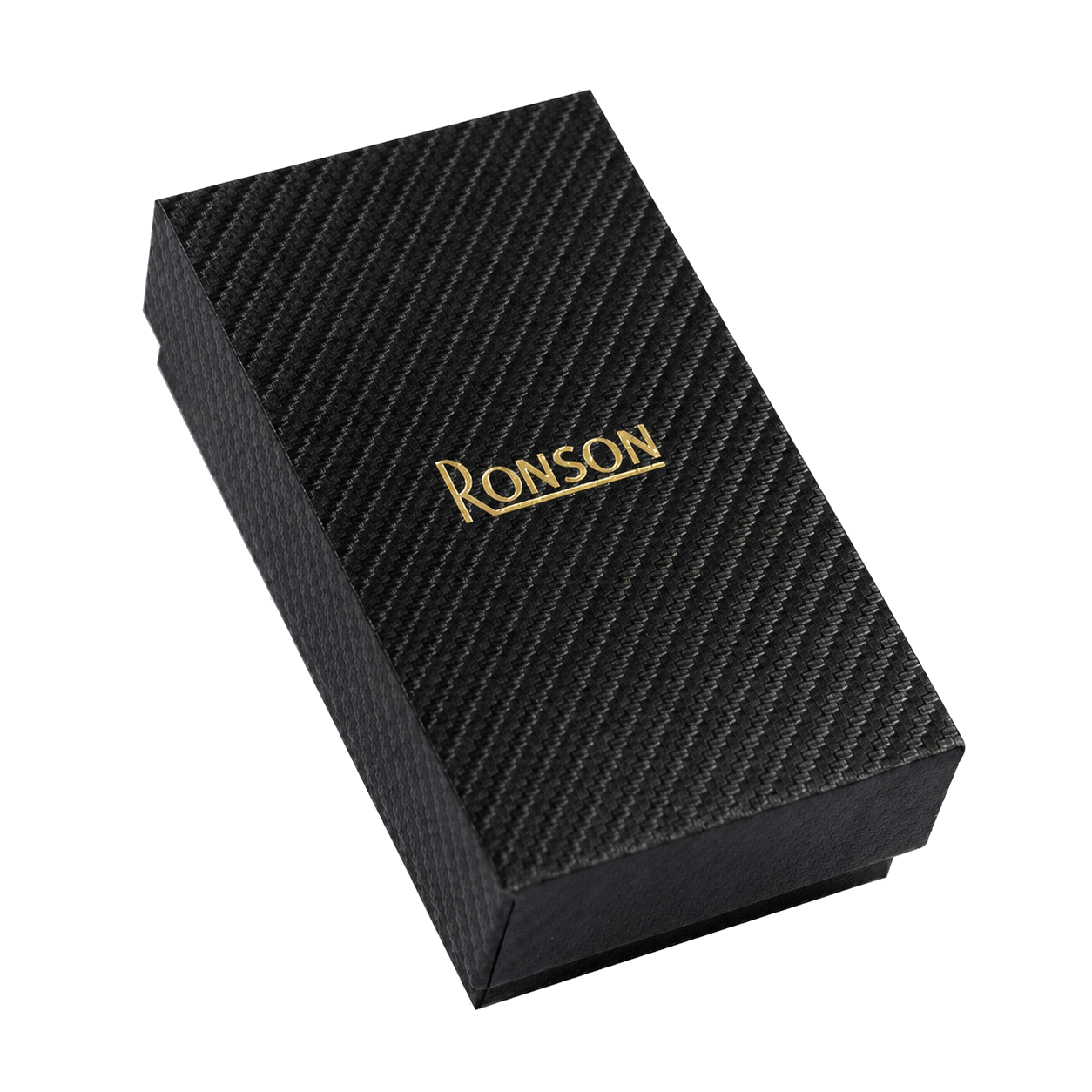 Briquet Ronson Bora Métal Satin & Noir