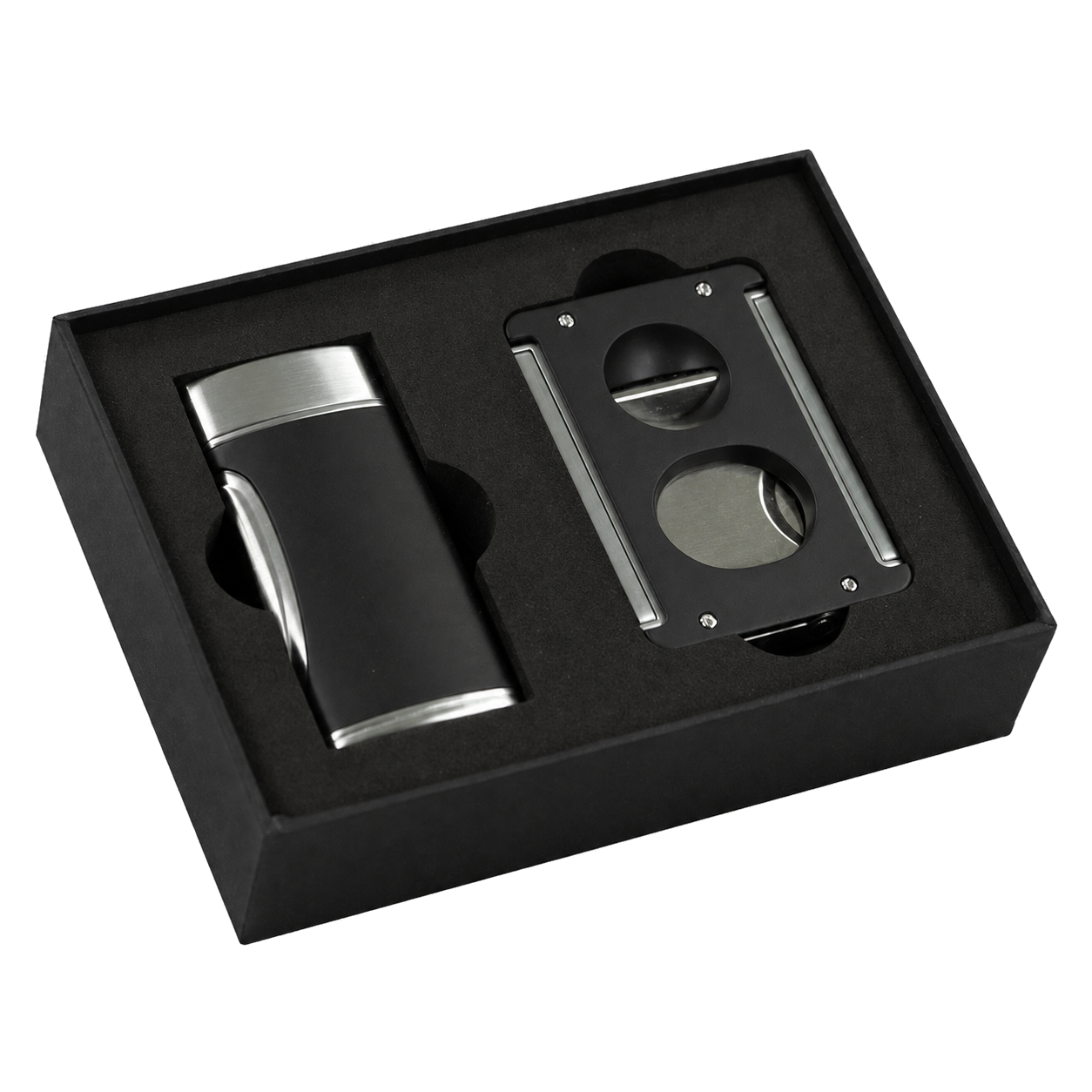 Set Coupe-cigare & Briquet Tycoon Noir