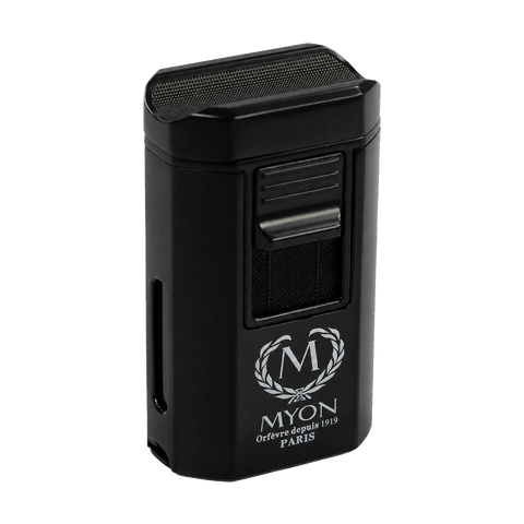Briquet Myon 4 Jet 2 Coupeurs Noir