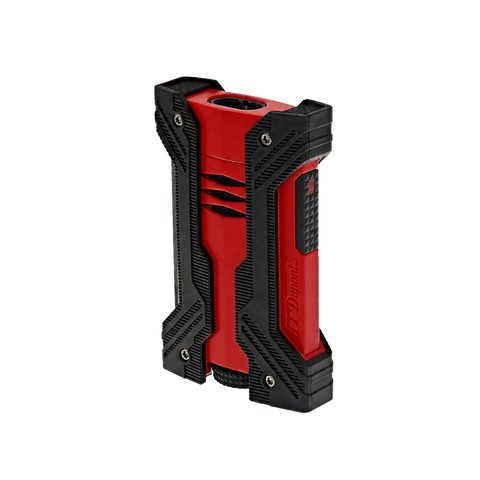 Briquet S.T. Dupont Défi Xxtreme noir et rouge mat