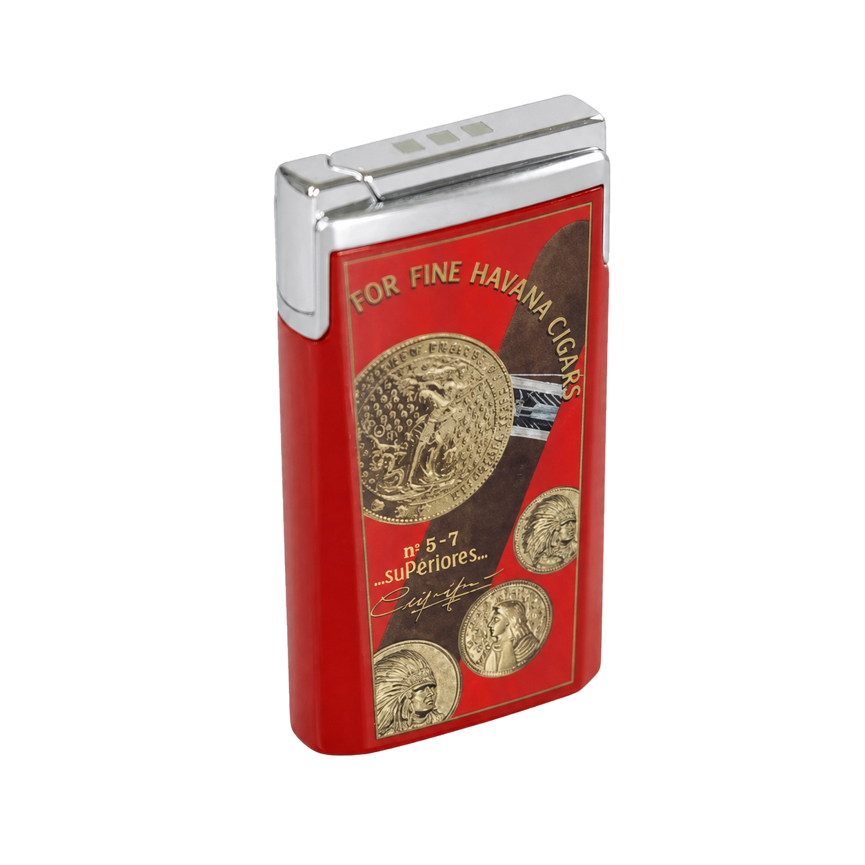 Briquet Elie Bleu Jet J15 Médaille Rouge