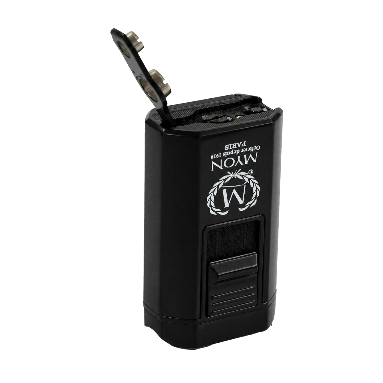 Briquet Myon 4 Jet 2 Coupeurs Noir