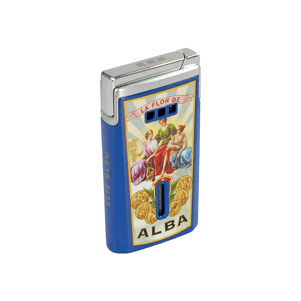 Briquet Elie Bleu Jet J15 Alba Bleu