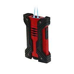 Briquet S.T. Dupont Défi Xxtreme noir et rouge mat