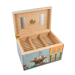 Humidor Elie Bleu Casa Cubana – Carousel – 125 cigares