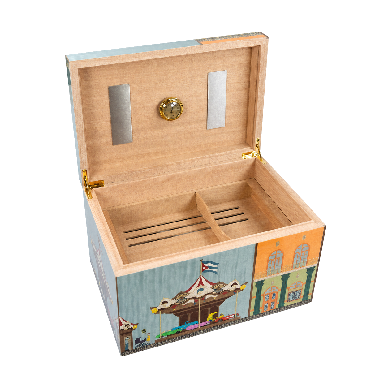Humidor Elie Bleu Casa Cubana – Carousel – 125 cigares