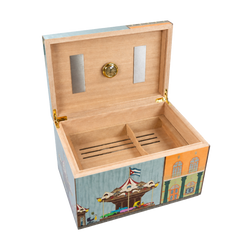 Humidor Elie Bleu Casa Cubana – Carousel – 125 cigares