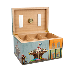 Humidor Elie Bleu Casa Cubana – Carousel – 125 cigares
