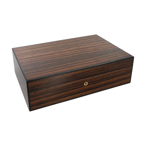 Humidor Elie Bleu Ebène de Macassar – 110 cigares