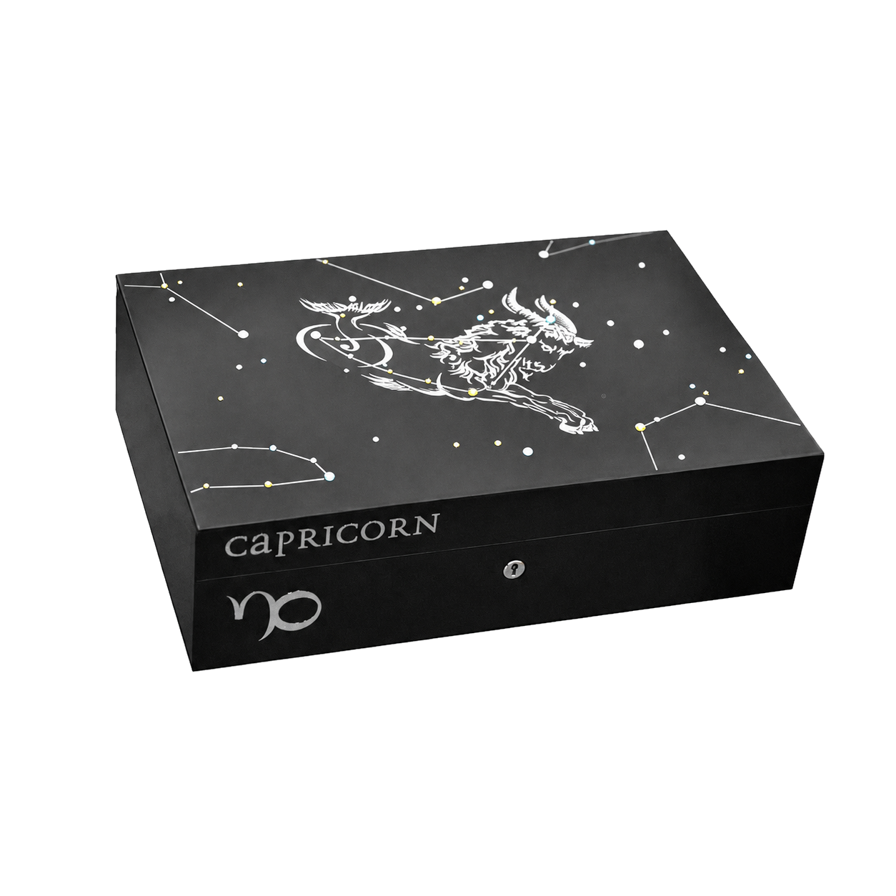 Humidor Elie Bleu Zodiaque Capricorne Noir – 110 cigares