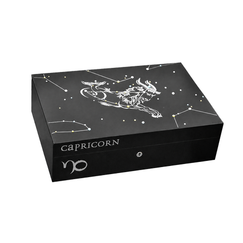 Humidor Elie Bleu Zodiaque Capricorne Noir – 110 cigares