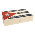 Humidor Elie Bleu Cuban Flag Couleurs Cubaines – 110 puros