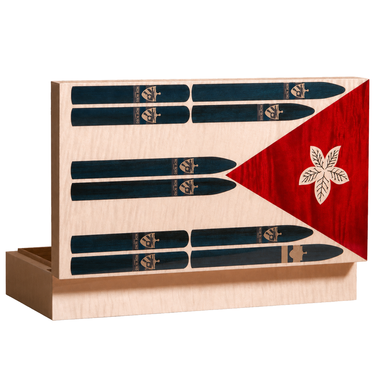 Humidor Elie Bleu Cuban Flag Couleurs Cubaines – 110 cigares
