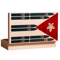 Humidor Elie Bleu Cuban Flag Couleurs Cubaines – 110 cigares