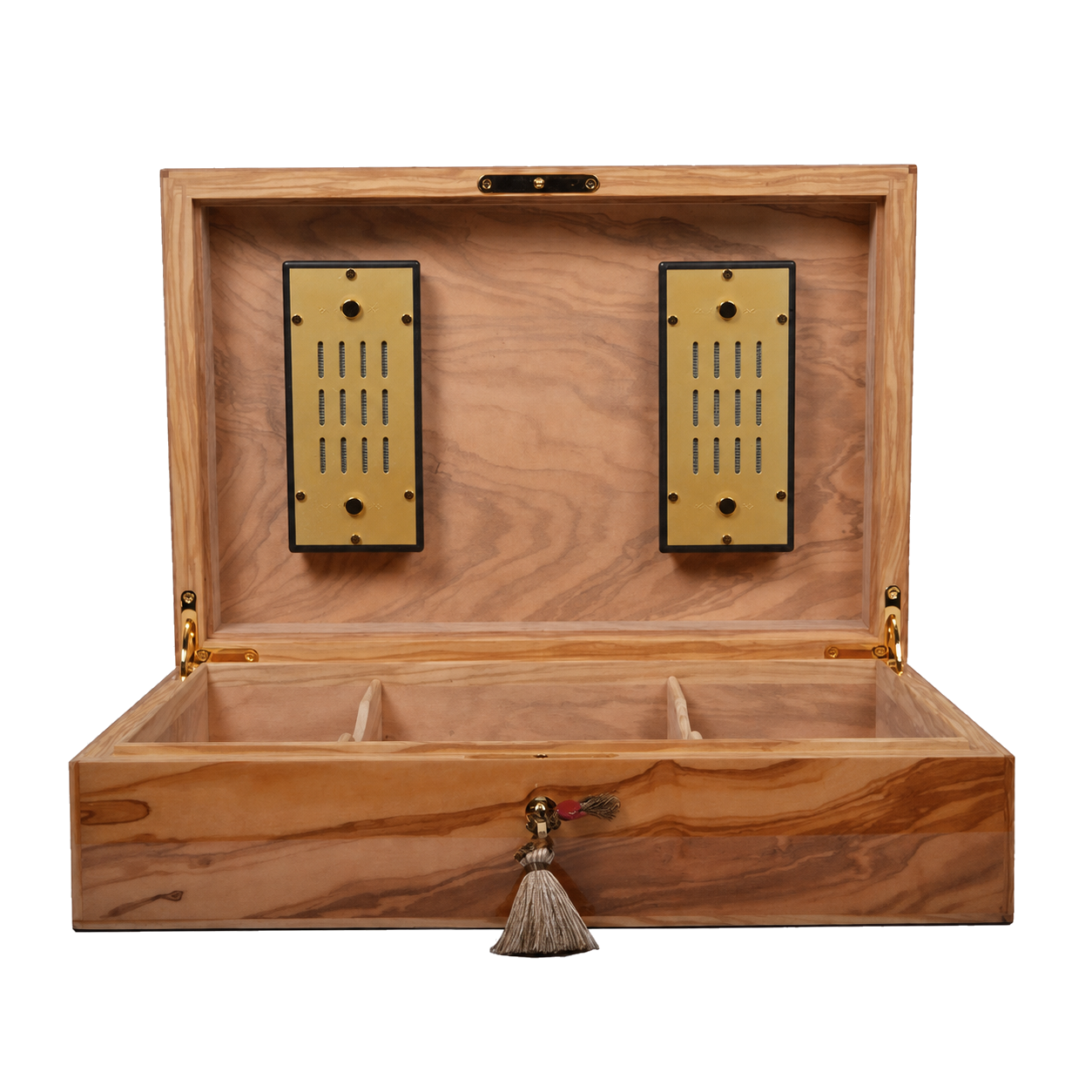 Humidor Elie Bleu Olive Wood – 110 cigares