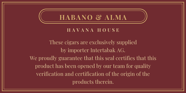 HABANO & ALMA — sello de garantía